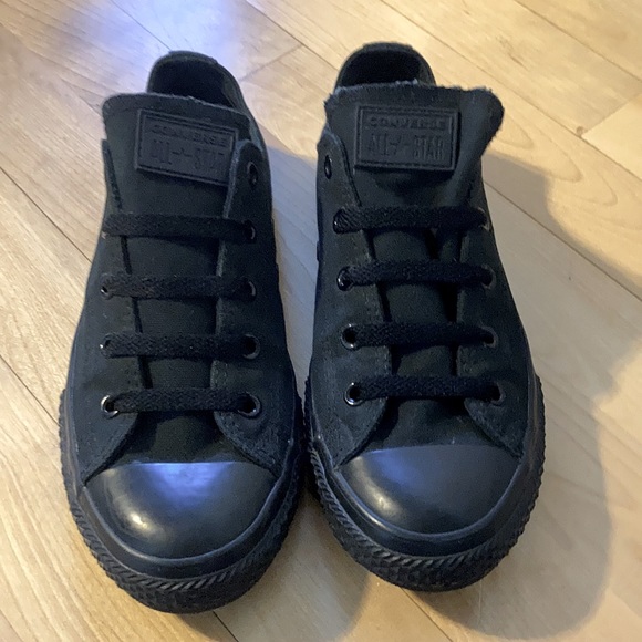 Black Converse Sneakers - Picture 2 of 5